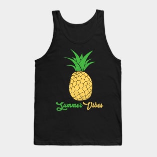 Summer Vibes Pineapple Tank Top